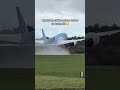 Lightning hits plane on takeoff 😦⚡️ #shorts