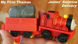My First Thomas & Friends: James' Surprise Delivery Playtime w/ Hulyan & Maya