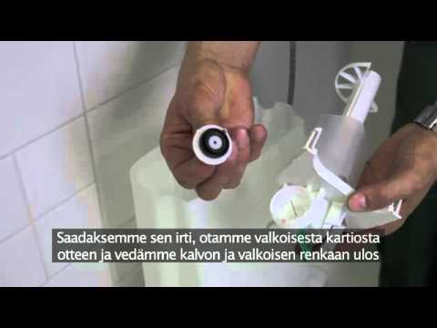 Vuotavan Gustavsberg Nautic WC istuimen korjaus