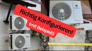 Klimaanlagen richtig konfigurieren (am Beispiel einer Multi-Splitanlage). Mit wi