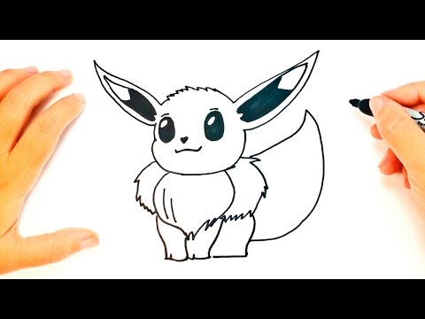 How to draw Eevee Pokemon | Eevee Easy Draw Tutorial