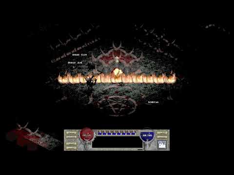 Diablo + Hellfire Hell difficulty - Rogue - Cheesing Diablo (DevilutionX 1.4.1)