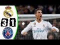 Real Madrid VS PSG 3 1 UCL HD Highlights with English Commentary   YouTube