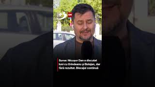 Surse: Nicușor Dan a discutat luni cu Grindeanu și Bolojan, dar fără rezultat. B