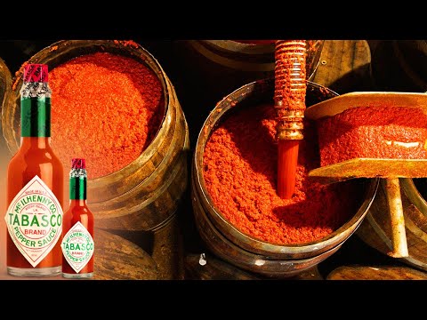 How Tabasco Produces 700,000 Bottles of Hot Sauce Every Day | Hot Sauce Making Factory