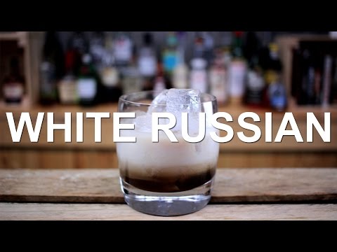 White Russian Cocktail Recipe - ALCOHOLIC ICED COFFEE!