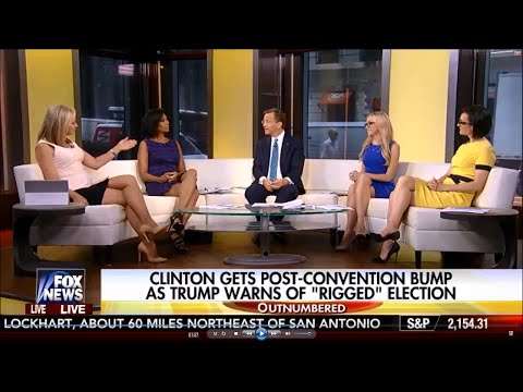08-02-16 Kat Timpf on Outnumbered - Hillary vs Trump Poll Results