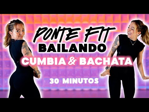 PONTE FIT BAILANDO: CUMBIA Y BACHATA - Dance at home Zumba class - Natalia Vanq