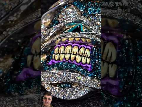 Crazy Custom Diamond Pendant from Alex Moss! How Would You Rate This Piece? #shorts #bling #jewelry