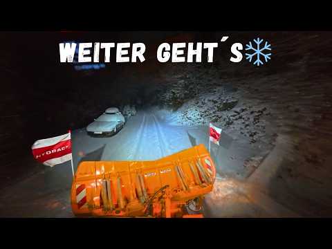 ❄️Fresh snow on 03.01.26 Part 2❄️Snow removal | Winter service in the Zillertal Alps