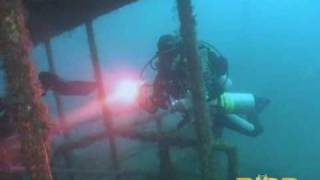 preview picture of video 'Deep Shipwreck Scuba Dive, Bali Indonesia'