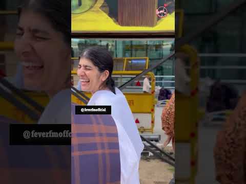 BK Shivani at Parineeti and Raghav Chadha's weeding ? scenes at udaipur airport✈️