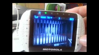 Motorola Digital 3.5" Video Baby Monitor (REVIEW & HOW TO USE) - COLOR LCD SCREEN MBP36S & MBP36