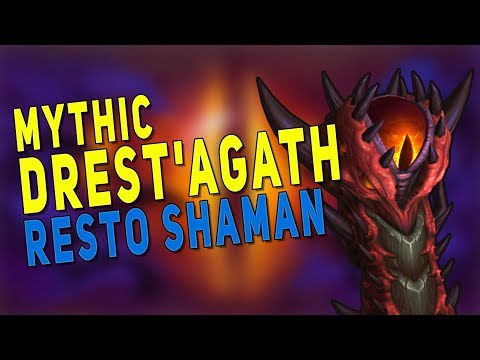 Mythic Drest'agath - Resto Shaman PoV | Ny'alotha Raid - WoW BfA 8.3