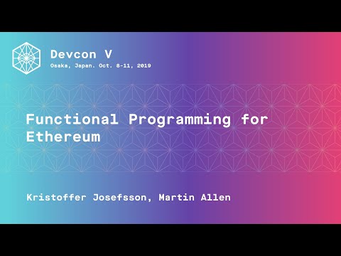 Functional programming for Ethereum preview