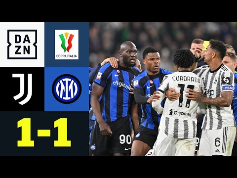 Hitziges Derby d'Italia im Halbfinale: Juventus - Inter Mailand | Coppa Italia | DAZN | Highlights