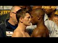 Ricky Hatton Vs Floyd Mayweather Weigh In