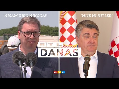 Iskre lete: Vučić: 'Ja nisam ubio nikog'. Milanović: 'Pa nije ni Hitler' | RTL DANAS