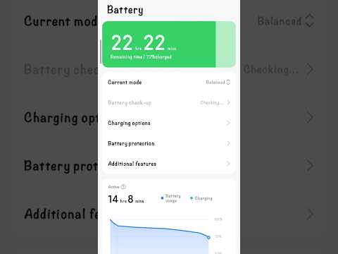 Redmi note 13 battery setting #shorts #tech #redmi