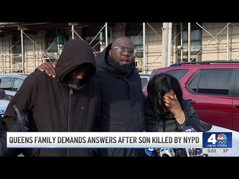 Queens family demands answers after son killed by NYPD