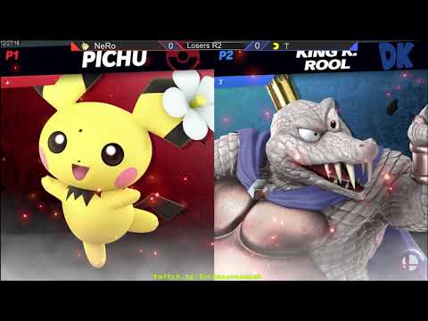 Hotsauce Ultimate #4 - Nero (Cloud, Pichu) vs T (Pac Man, King K. Rool, Ganondorf) - Losers R4