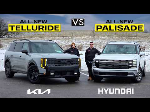 HOTTEST 3-ROWS! -- 2027 Kia Telluride vs. 2026 Hyundai Palisade: Comparison