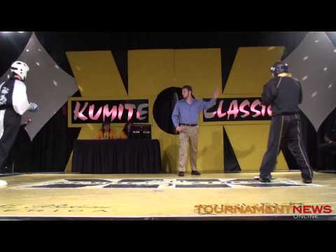 Adam Medford vs Billy Leader Men's Point Sparring Semi Finals at Kumite Classic 2013