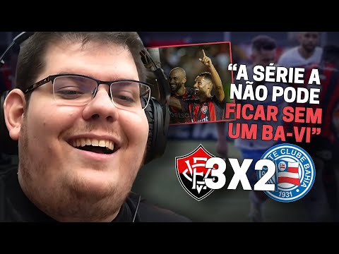 CASIMIRO REAGE: VITÓRIA 3 X 2 BAHIA - CAMPEONATO BAIANO 2024 | Cortes do Casimito