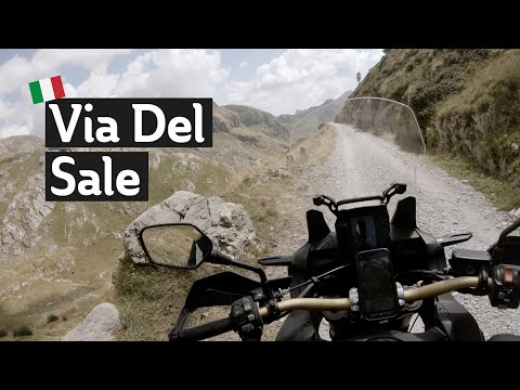 Via del Sale | Hohe Salzstraße | Full Route | Engine Sound Only | Africa Twin | 4K