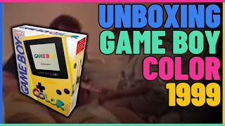 Unboxing Nintendo Game Boy Back In 1999.