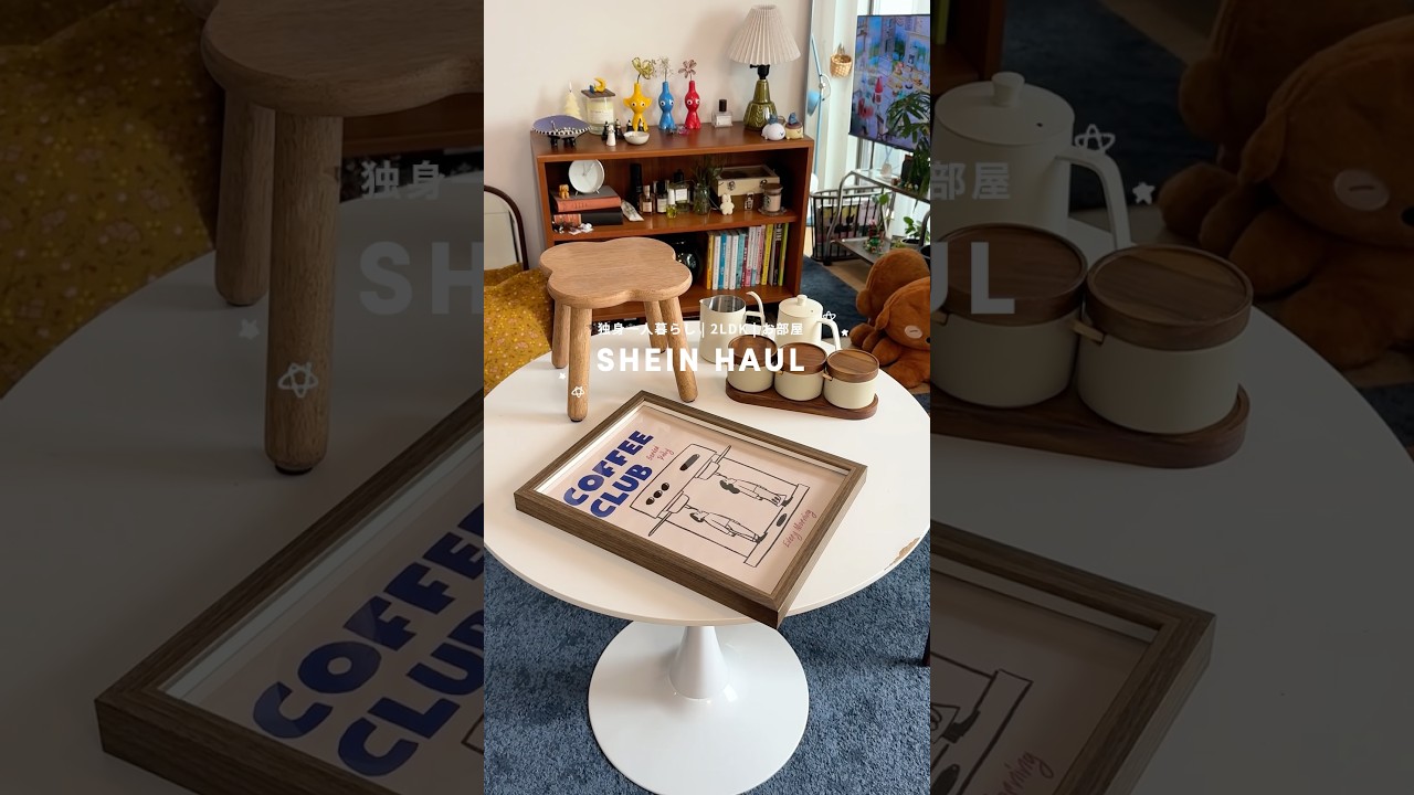 独身女一人暮らしのSHEIN購入品紹介🌸🧺⋆⁺₊⋆新生活の暮らし楽しもうね🌿#一人暮らし #お部屋作り #新生活 #sheinhaul #独身女