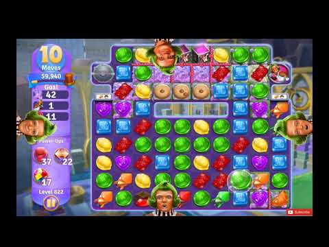 Wonka's World of Candy Level 822 NO BOOSTERS - A S GAMING ✔