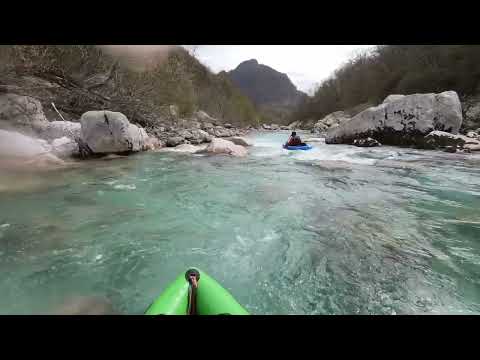 Soca Abseilstrecke II Packraft Robfin 12. April 2023 Welttag der Schwimmer🏊🏽🏊🏽🏊🏽