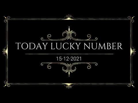 Winning Lucky Number | 15-12-2021