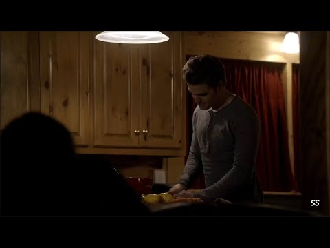 TVD - S2 Ep 14 - Stefan and Elena - I look hot in your dead great-granddad's jacket?