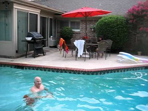 little cousin learn how to swim