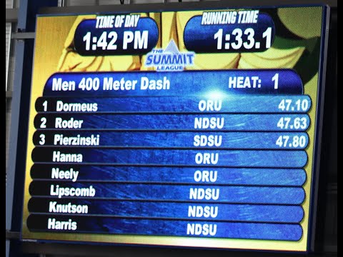 2021 Summit Indoor Championships Men's 400M