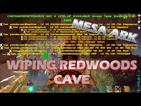 WIPING & MEATRUNNING REDWOODS CAVE ON MESA ARK!
