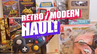 Retro and Modern Video Game Haul: Switch / Gamecube