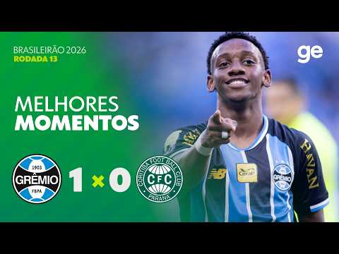 Gols e lances de Grêmio x Coritiba