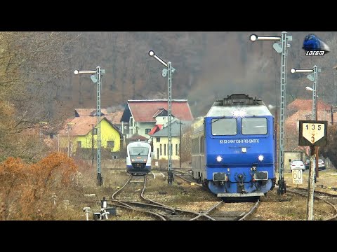 Trenuri de Călători în Gara Ciucea/Passenger Trains in Ciucea Station - 05 December 2021