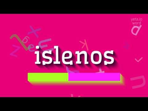 How to say "islenos"! (High Quality Voices)