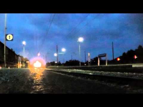 2^P. INCROCIO DI TRENI JAZZ A BORGO S. DALMAZZO (CN) 16 - 9 - 2014.