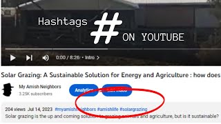 Using #Hashtags on Youtube Videos - How do Hashtags work anyway?