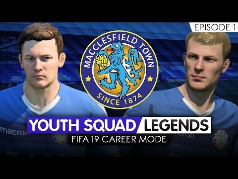 FIFA 19 CAREER MODE (Ep 1) | Macclesfield RTG | Youth Academy [YOUTH SQUAD LEGENDS] - BRING IT ON!