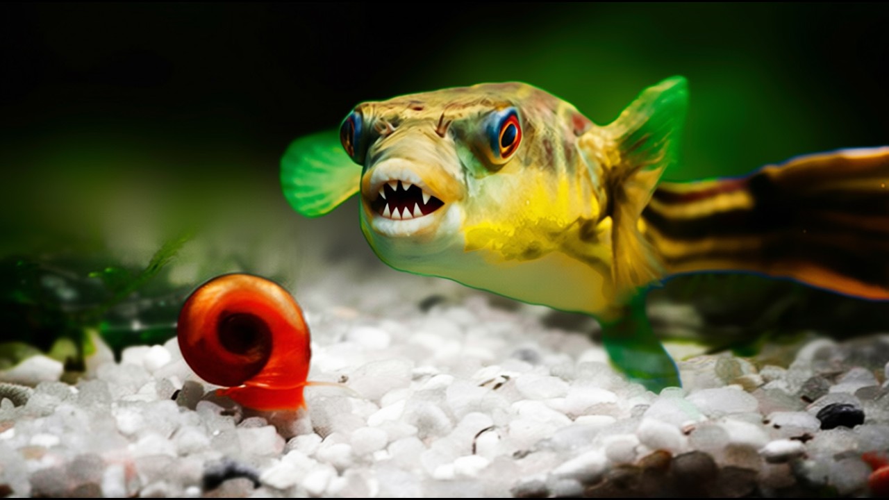 Я Завёл ИГЛОБРЮХА Для Борьбы С Улитками, И вот Что Из Этого Вышло