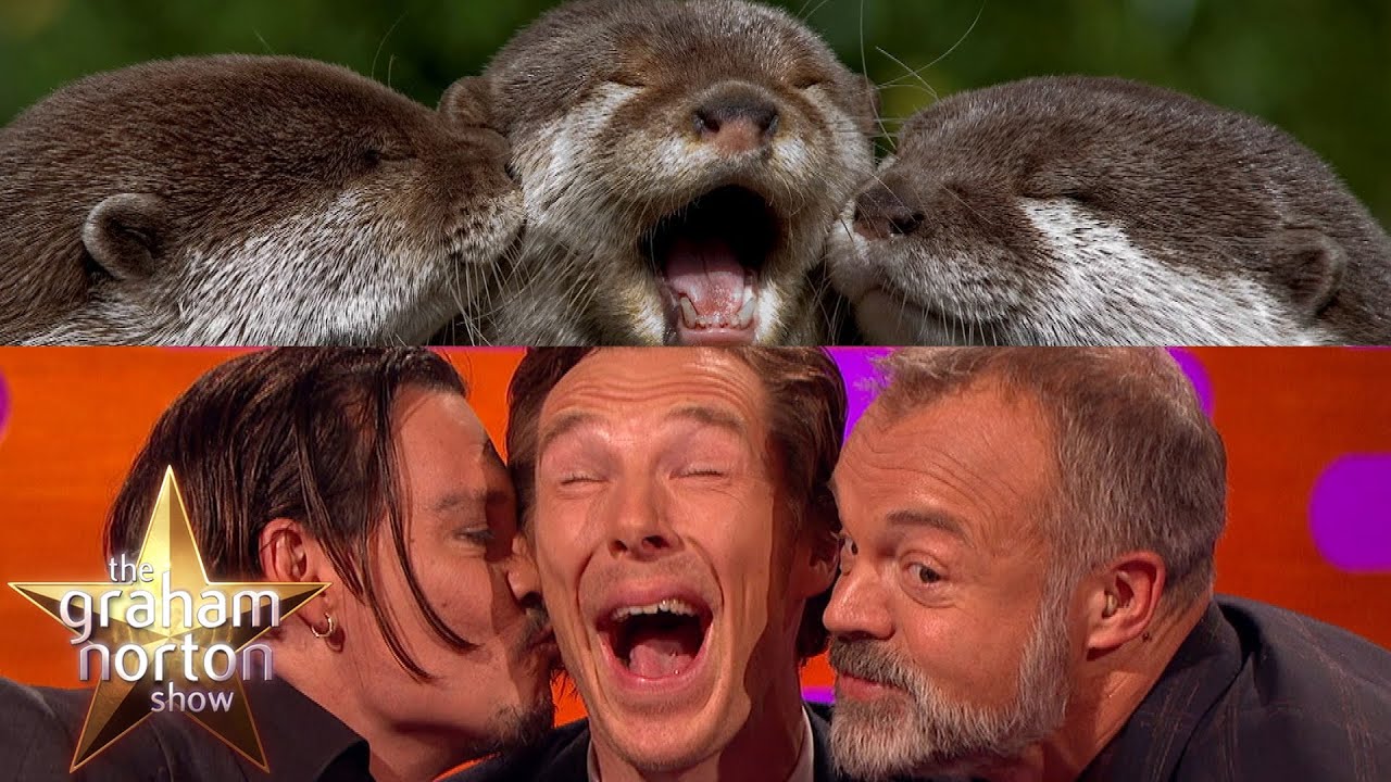 Benedict Cumberbatch, Johnny Depp and Graham Take Otter Photos - The Graham Norton Show