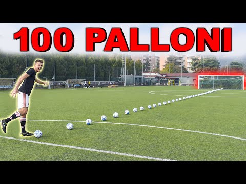 100 BALLS CHALLENGE: AWESOME!! w/Footwork Italia