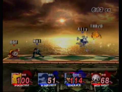 SSBB DOB09 Doubles - Anther lain (Red) vs Ally No (Blue) 2