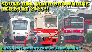 Download lagu THE CROWDED KRL Train Squad on the Brown Line at the Busiest KRL Station, Bojong Indah, Latest 20... mp3